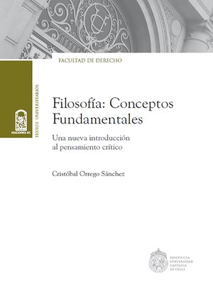 cover image of Filosofía: conceptos fundamentales